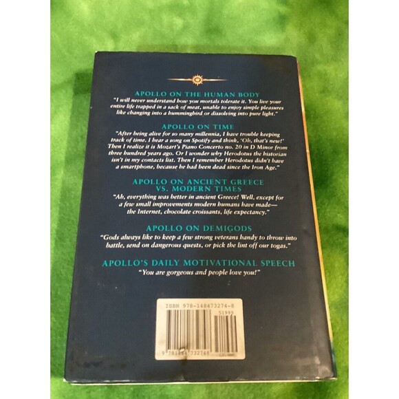 The Trials of Apollo Hardcover Book 1 The Hidden Oracle First Edition 2016 VG - Picture 5 of 6